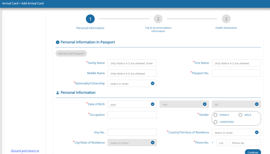 Fill out TDAC before arriving Thailand