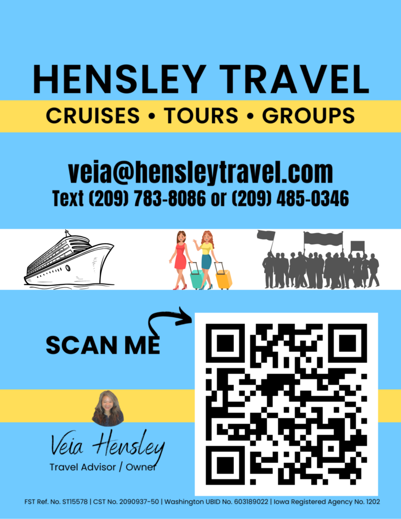 Hensley Travel Business Card