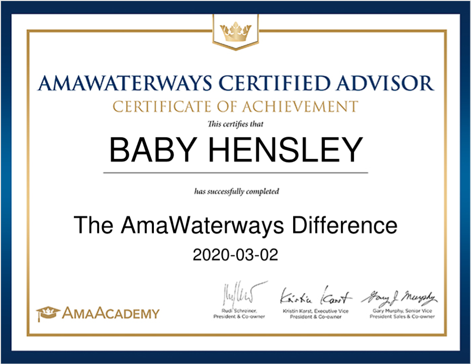 AmaWaterways Cert