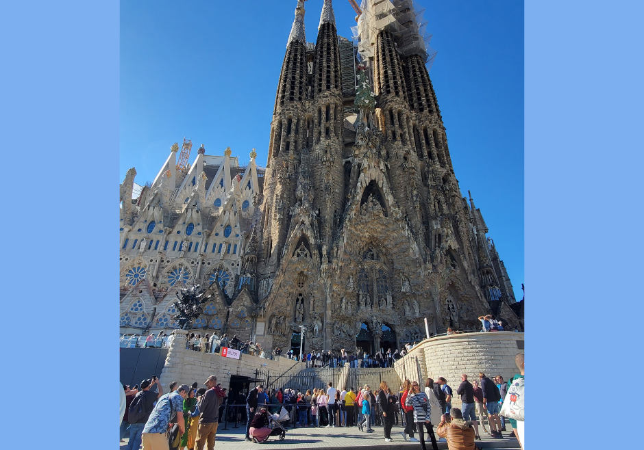 La Sagrada Familia in Barcelona Spain