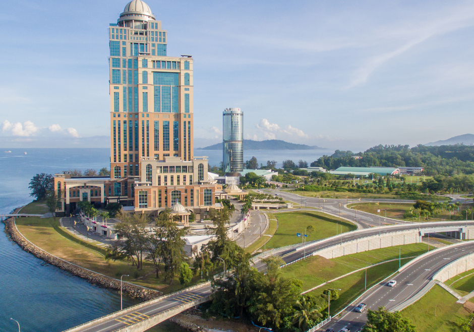 Overlooking Kota Kinabalu City