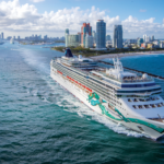 Cruise Ship Sailing the Ocean