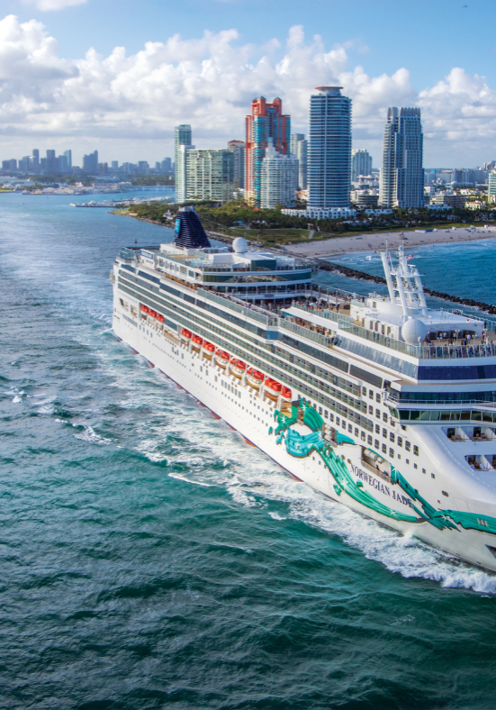 Cruise Ship Sailing the Ocean