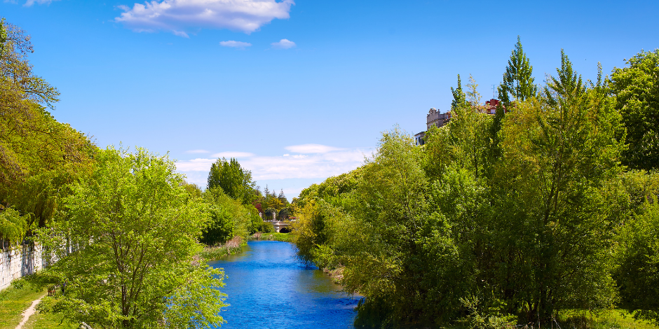 The Arlanzon River in Spain