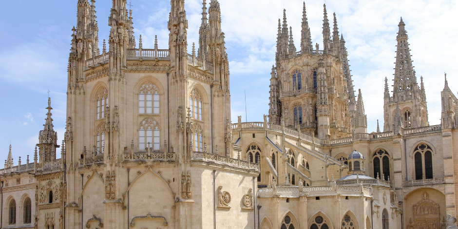See the Burgos Church in Spain