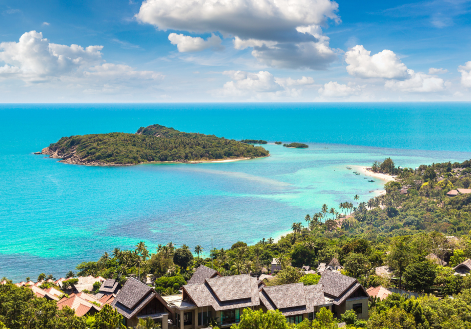 The blue waters of Thailand