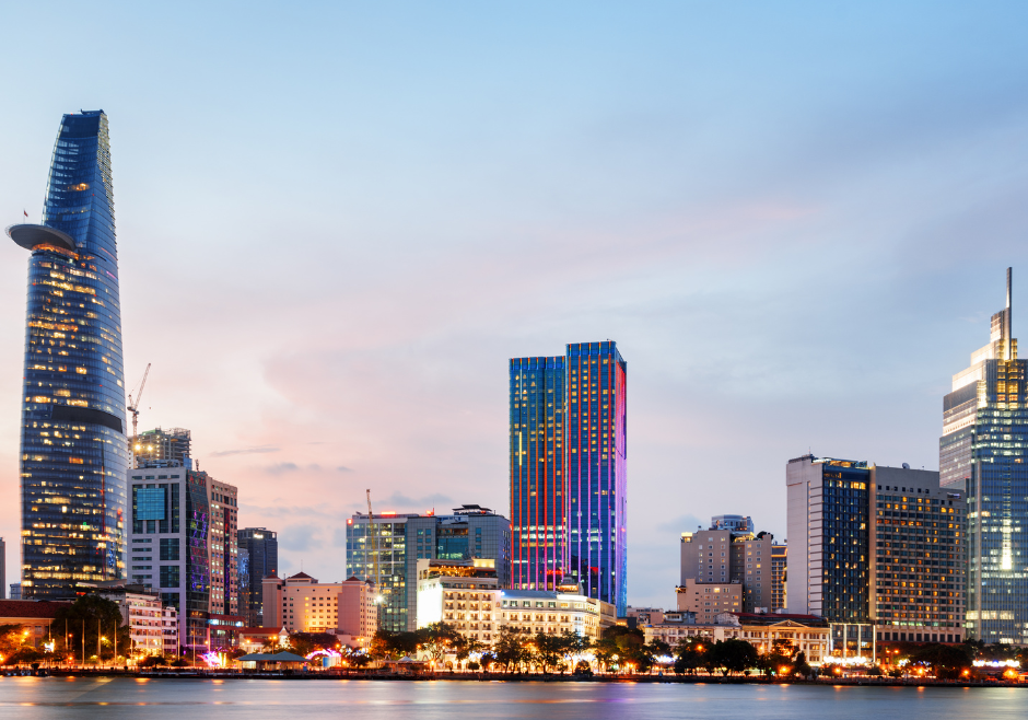 Cityview of Ho Chi Minh Vietnam